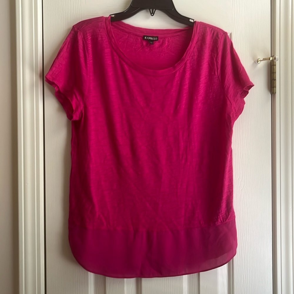 Express Mixed-Media Tee